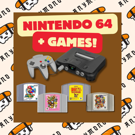 Nintendo 64 + 4 Games (JP)